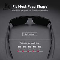 LouisWill Men Glasses Outdoor Sports Glasses_img_1