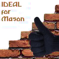 MAYTTO Cut Resistant Work Gloves Anti-Vibration Gloves Heat Resistant Knit_img_4