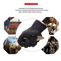 MAYTTO Cut Resistant Work Gloves Anti-Vibration Gloves Heat Resistant Knit_img_6