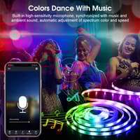 Vocoal LED Strip Lights RGB 60 150 LED_img_8