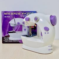 Portable Mini Sewing Machine – Dual-Speed, LED Light, Foot Pedal, Thread Cutter, 25 Threads – Compact Electric Stitch Tool for Beginners & Home Use_img_2