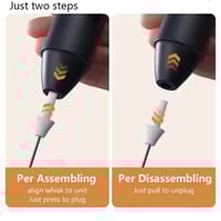 USB Rechargeable Milk Frother With 3 Speeds_img_1