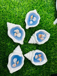 🐚 জিপসাম শঙ্খ ক্যান্ডেল (Handmade Gypsum Conch Candle)_img_6