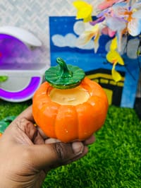 🎃 জিপসাম পাম্পকিন ক্যান্ডেল হোল্ডার_img_1