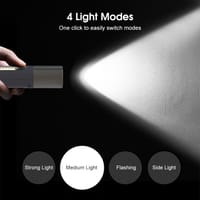 Auoyo light Keychain Torch Mini Telescopic Focusing light Strong Bright_img_5