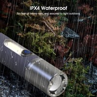 Auoyo light Keychain Torch Mini Telescopic Focusing light Strong Bright_img_6