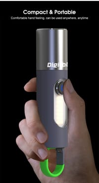 Auoyo light Keychain Torch Mini Telescopic Focusing light Strong Bright_img_9