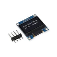 0.96" 4-Pin OLED Display Module – I2C Interface | 128×64 Resolution | White | Arduino & Microcontroller Compatible_img_0