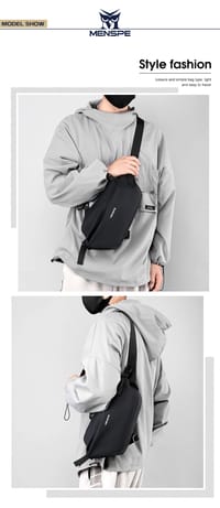 MENSPE Men Bag Nylon Chest Pack_img_10