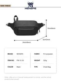 MENSPE Men Chest Bag Casual Waist_img_8