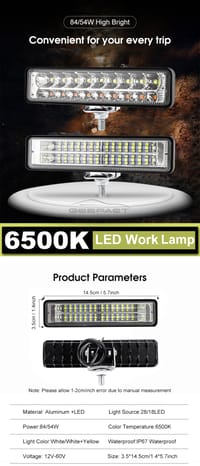 Geepact Car Work Light Flood Light_img_10