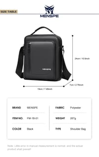 🔰✅MENSPE Men's Shoulder Bag Cross Body_img_6