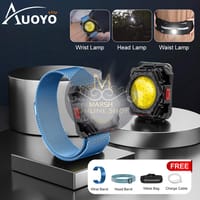 🔰✅Auoyo 3 in 1 COB Watch Shaped Rechargeable LED Lamp_img_0