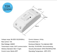 Smart WiFi Switch Breaker – Voice & App Controlled | Compatible with Alexa, Google Home | Mobile Phone Remote Control | 10A Smart Home Switch_img_3