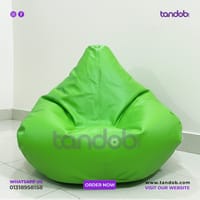 XXXL Gaming Bean Bag Chair - Light Green Color_img_1
