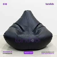XXXL Gaming Bean Bag Chair - Black Color_img_1