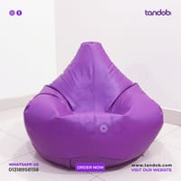 XXXL Gaming Bean Bag Chair - Purple Color_img_1