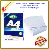 Sonali A4 Size Offset Paper 80 GSM  500 Sheet 1 Reem Premium Quality Paper_img_0