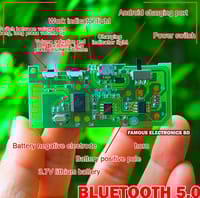 Multifunctional Bluetooth power amplifier board 3.7V 5W power amplifier circuit board audio module Premium Quality Sound_img_0