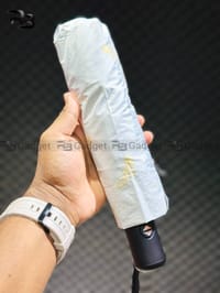 Premium 8-Ribs Automatic Folding Umbrella - White_img_1