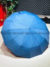 Premium 12-Ribs Automatic Umbrella With Flash Light – Blue_img_0