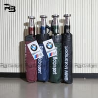 BMW 16 Ribs Automatic Open and Close Compact Umbrella – Random Color_img_0