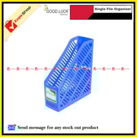 Good Luck File Holder   Single Station File Organizer Blue 1Pcs_img_2