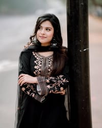 Black Kurti Set_img_1