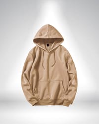 Premium Solid Light Brown Hoodie_img_0