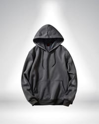 Premium Solid Gray Hoodie_img_0