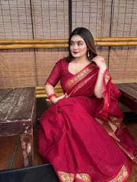 Check Sharee with running blause pcs_img_1