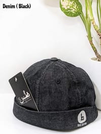 ব্রিমলেস ক্যাপ ( ব্লাক )_img_1