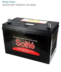 12 volt 90 ah 105d31 L R solit Korean battery_img_0