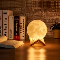 Rechargeable 3D Moon Lamp With Remote -18 CM_img_1
