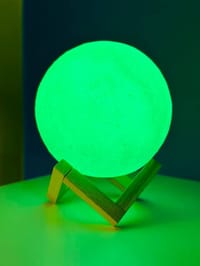 Rechargeable 3D Moon Lamp With Remote -18 CM_img_2