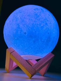 Rechargeable 3D Moon Lamp With Remote -18 CM_img_3