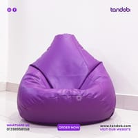 XXL Bean Bag Chair - Purple Color_img_1