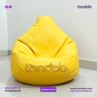 XXL Bean Bag Chair - Yellow Color_img_1
