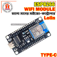 Type-C NodeMcu V3 LoLin Lua WIFI Internet of Things Connector Development Board ESP 8266 V3, LoLin Esp8266_img_0