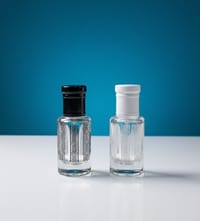 Empty Roll on Glass Attar bottle 12ml Round Shape Random color 1 pcs_img_0