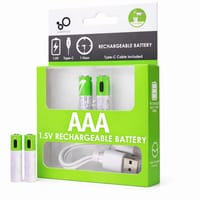 2pcs AAA 1.5V Type-C Rechargeable Battery with Cable_img_0