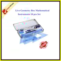 Livo Geometry Box Mathematical Instruments 10 pcs Set_img_3