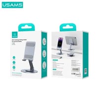 USAMS ZJ074 Aluminum Alloy 360 Rotating Folding Holder for Phone / Tablet_img_1