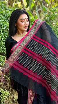 Half silk sharee with blause pcs_img_0