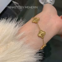 Golden clo*ver bracelet_img_1