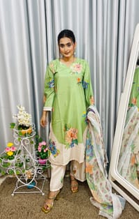 Parrot green Three Piece_img_2