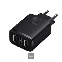 Baseus Compact Charger 3U 17W EU Black_img_0