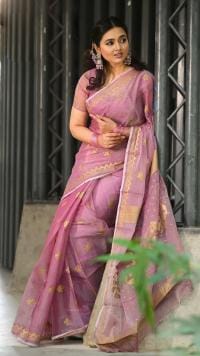 Afsan Print Sharee with Blouse Piece_img_3