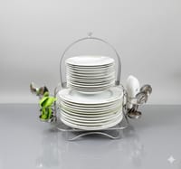 SS স্টিল ডিনার সেট স্ট্যান্ড (ডাইনিং টেবিল ওরগানাইজার)_img_3