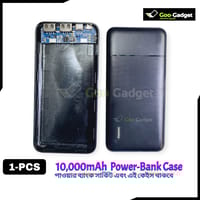 Power Bank Case for 10000mAh Li-Po Battery | Dual USB Output | DIY Power Bank Shell with Charging Circuit – Black_img_1